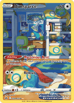 Dunsparce Pokémon TCG card art