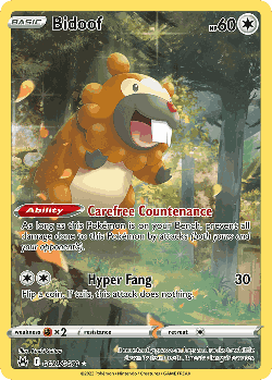 Bidoof card art