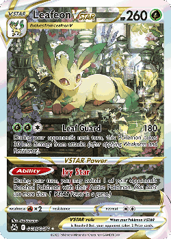Leafeon VSTAR card art