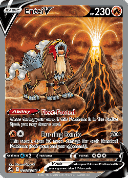 Entei V 36, Crown Zenith Galarian Gallery