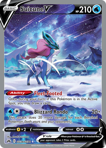 Suicune V 38, Crown Zenith Galarian Gallery