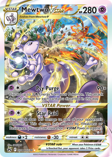 Mewtwo VSTAR 44, Crown Zenith Galarian Gallery