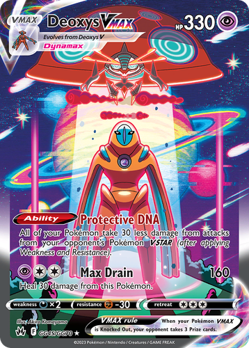 Deoxys VMAX 45, Crown Zenith Galarian Gallery