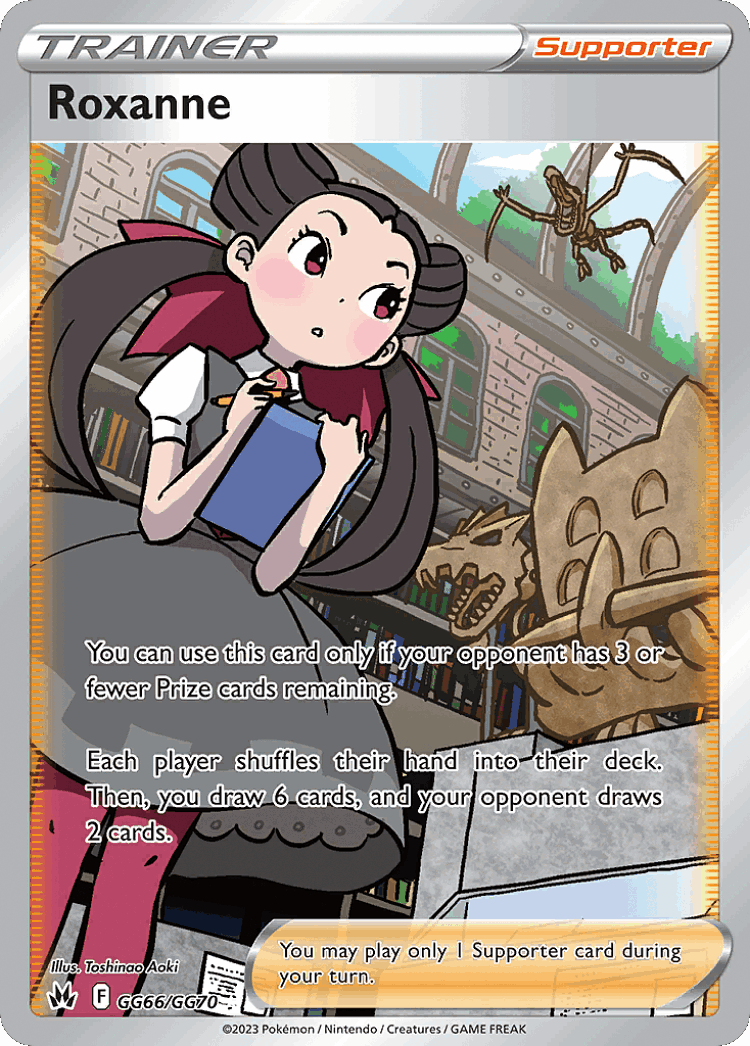 Roxanne #66 from Crown Zenith Galarian Gallery - Rare Ultra - Illustrated by Toshinao Aoki