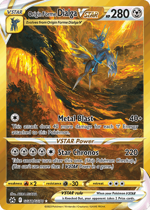 Origin Forme Dialga VSTAR 68, Crown Zenith Galarian Gallery