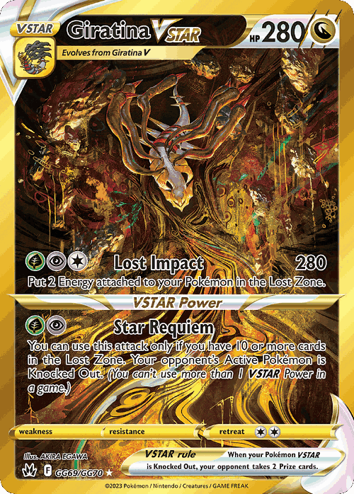 Giratina VSTAR 69, Crown Zenith Galarian Gallery