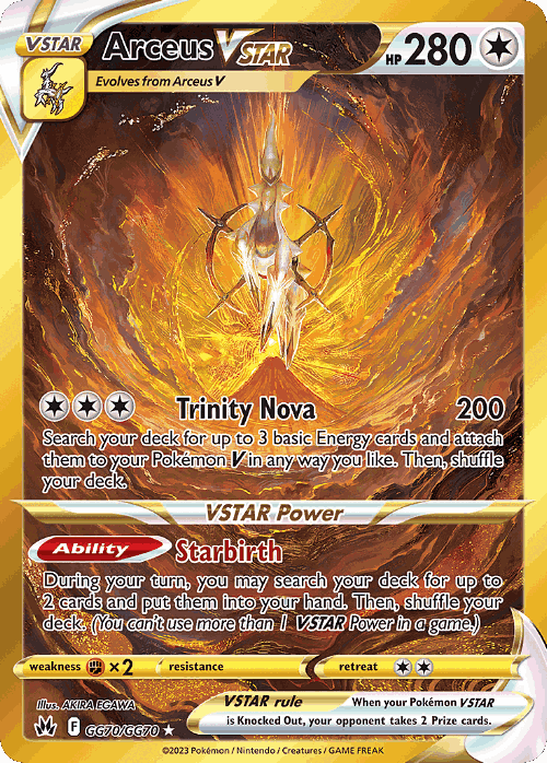 Arceus VSTAR 70, Crown Zenith Galarian Gallery