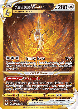 Arceus VSTAR card art