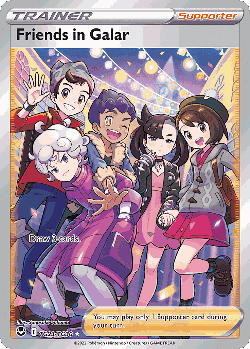 Friends in Galar Pokémon TCG card art