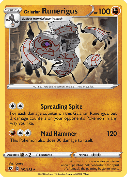 Galarian Runerigus 102, Rebel Clash