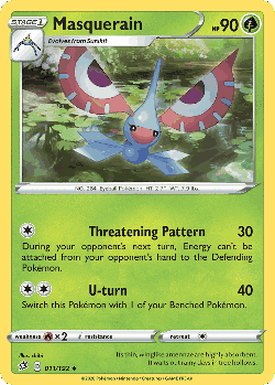 Masquerain Pokémon TCG card art