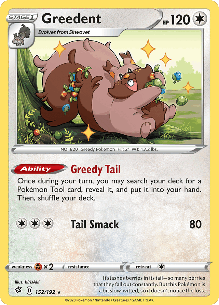Greedent #152 from Rebel Clash - Rare - Illustrated by kirisAki