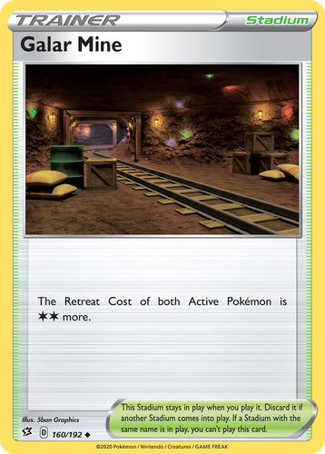 Galar Mine #160 from Rebel Clash - Uncommon - Illustrated by 5ban Graphics