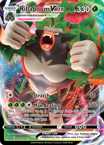 Rillaboom VMAX Pokémon TCG card art