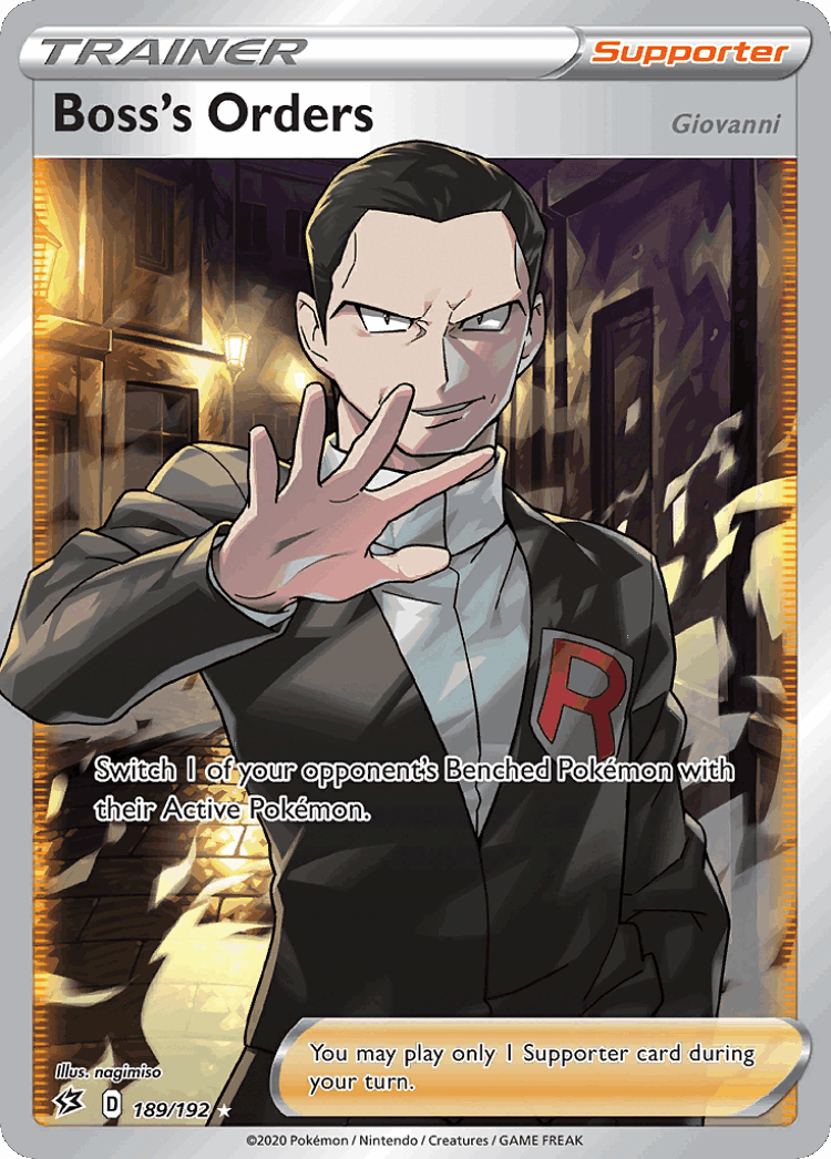 Boss's Orders #189 from Rebel Clash - Rare Ultra - Illustrated by nagimiso