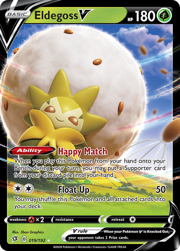 Eldegoss V Pokémon TCG card art