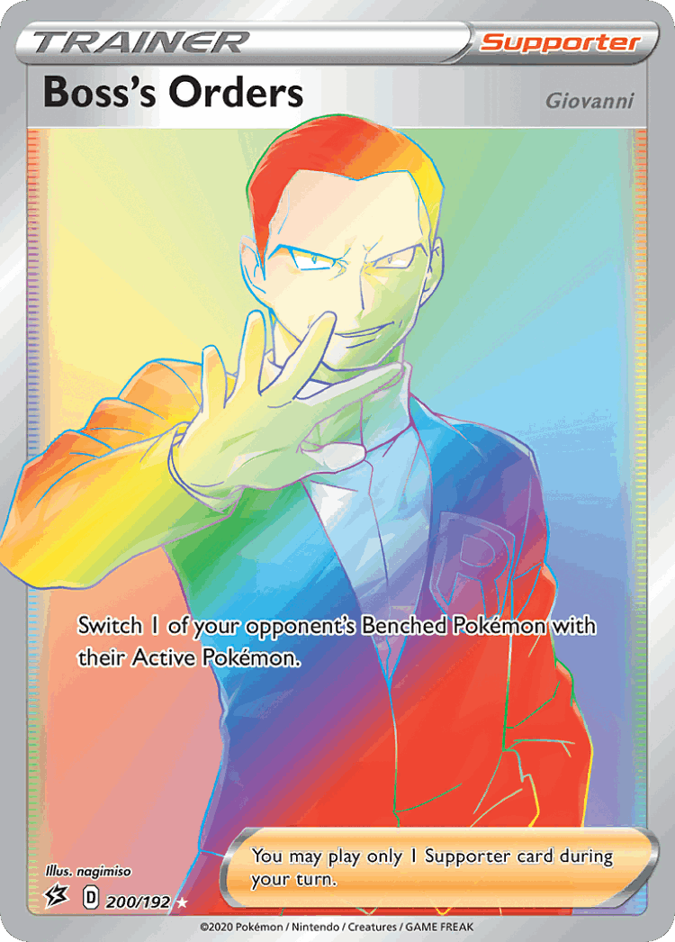 Boss's Orders #200 from Rebel Clash - Rare Rainbow - Illustrated by nagimiso