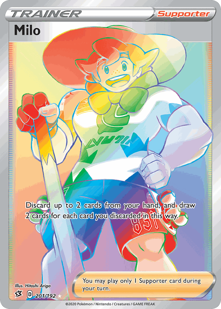 Milo #201 from Rebel Clash - Rare Rainbow - Illustrated by Hitoshi Ariga