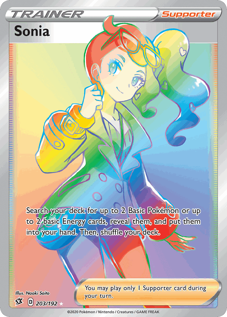 Sonia #203 from Rebel Clash - Rare Rainbow - Illustrated by Naoki Saito