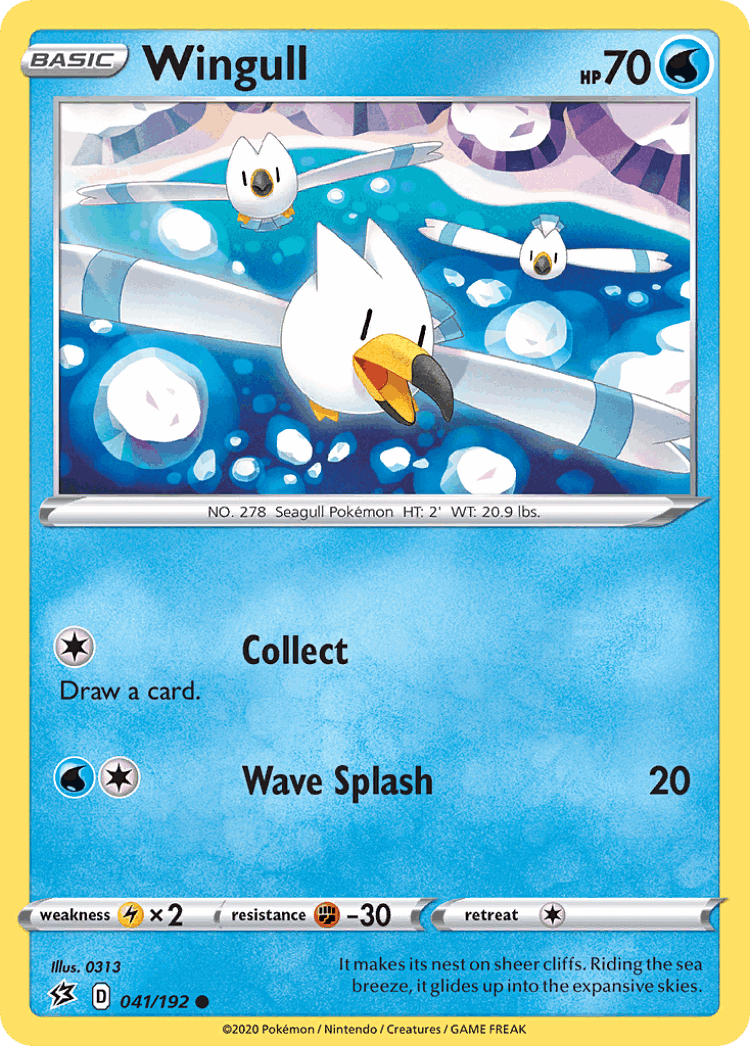 Wingull #41 from Rebel Clash - Common - Illustrated by 0313