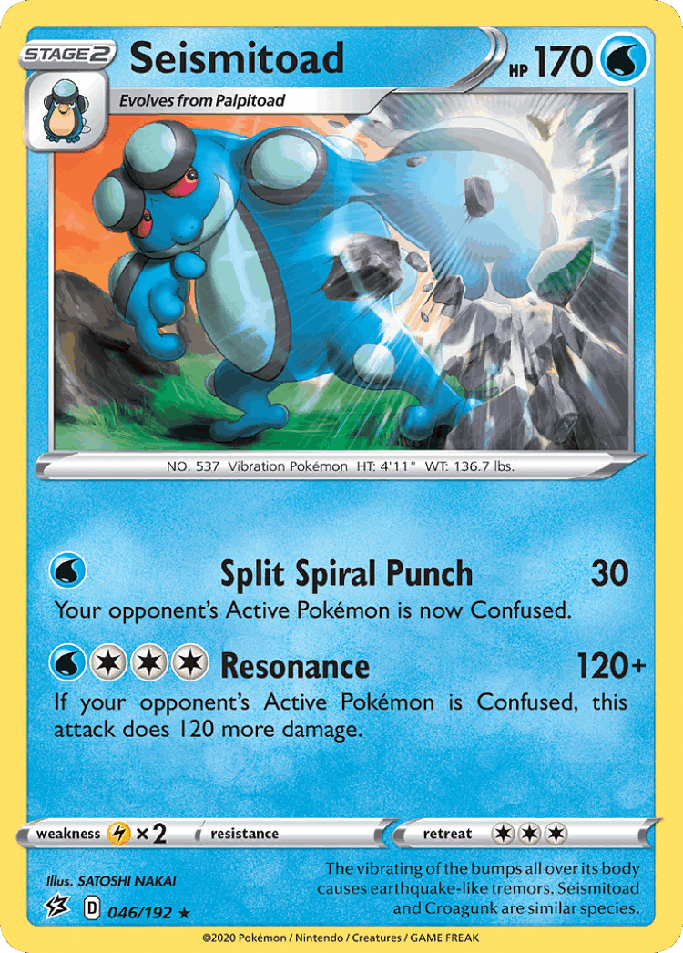 Seismitoad #46 from Rebel Clash - Rare - Illustrated by SATOSHI NAKAI