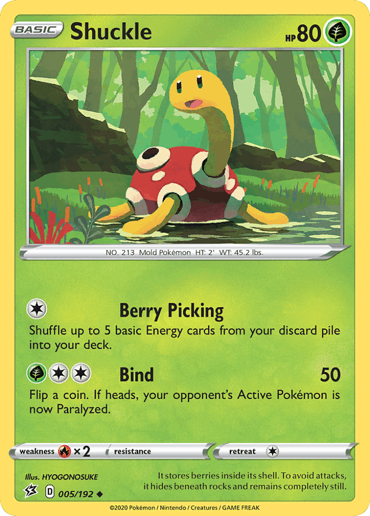 Shuckle #5 from Rebel Clash - Uncommon - Illustrated by HYOGONOSUKE