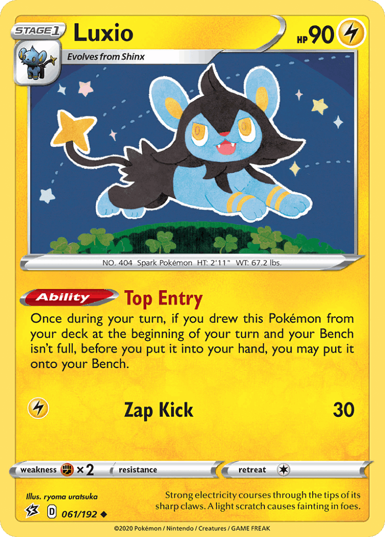 Luxio #61 from Rebel Clash - Uncommon - Illustrated by ryoma uratsuka