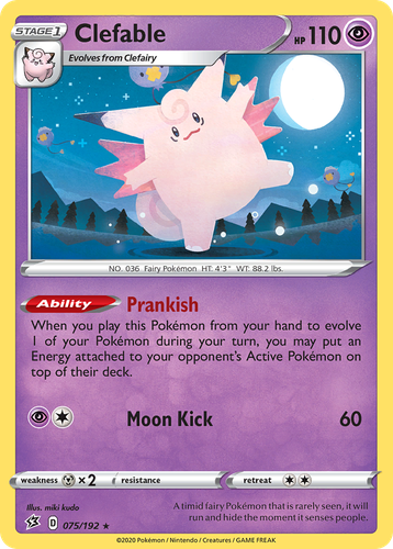 Clefable 75, Rebel Clash