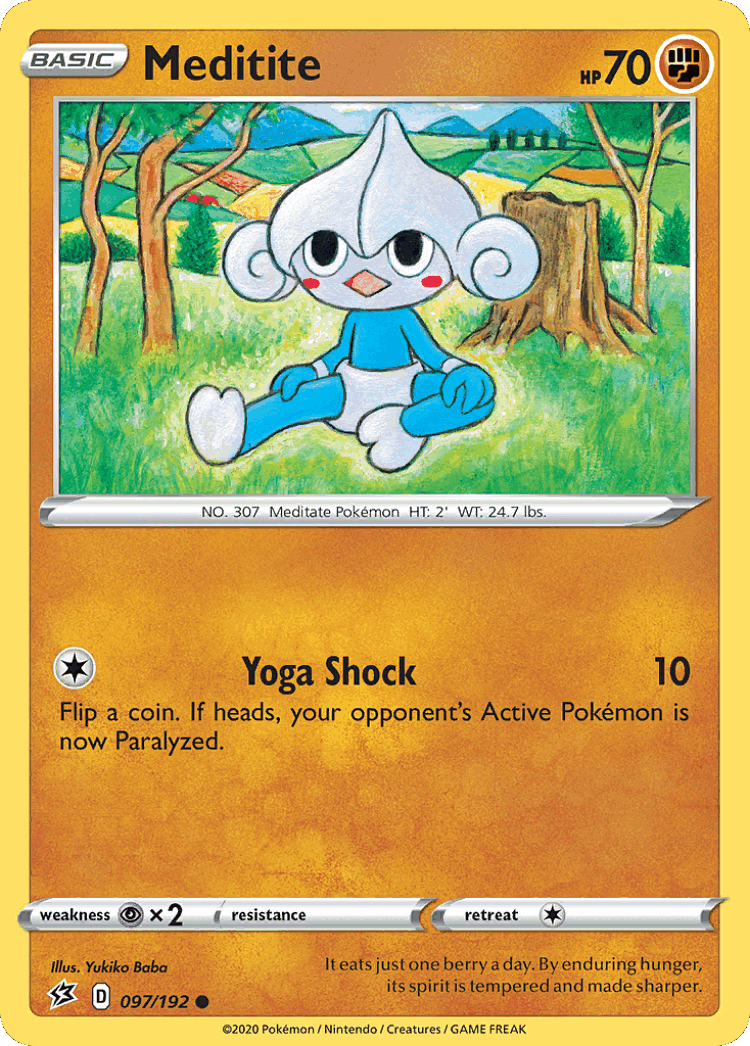 Meditite #97 from Rebel Clash - Common - Illustrated by Yukiko Baba