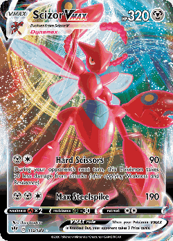 Scizor VMAX 119, Darkness Ablaze