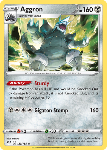 Aggron 123, Darkness Ablaze
