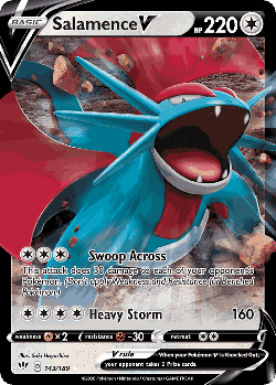 Salamence V 143, Darkness Ablaze