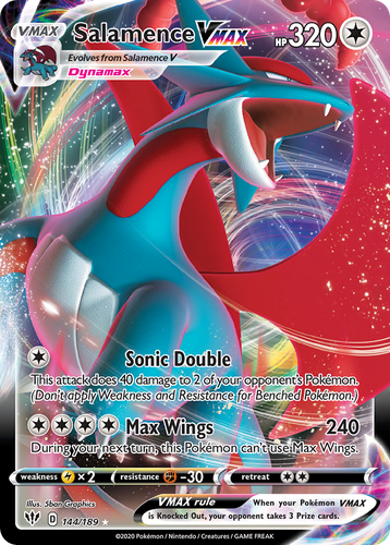 Salamence VMAX 144, Darkness Ablaze