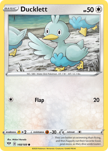 Ducklett #148 from Darkness Ablaze - Common - Illustrated by Midori Harada