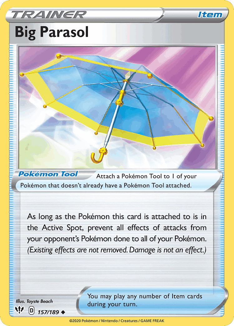 Big Parasol #157 from Darkness Ablaze - Uncommon - Illustrated by Toyste Beach