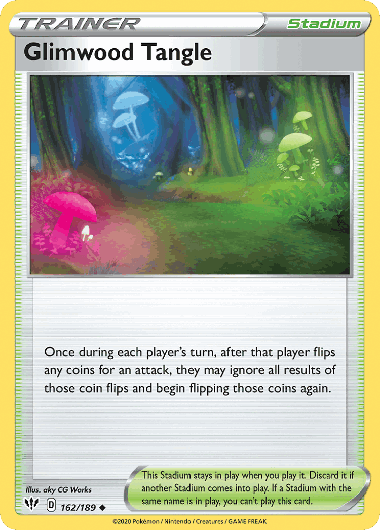 Glimwood Tangle #162 from Darkness Ablaze - Uncommon - Illustrated by aky CG Works