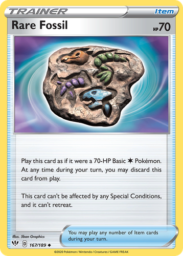 Rare Fossil 167, Darkness Ablaze