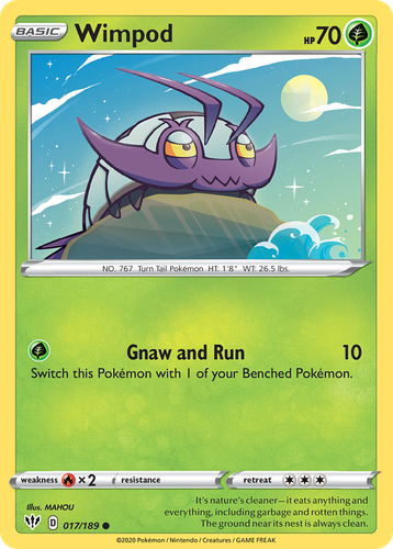 Wimpod #17 from Darkness Ablaze - Common - Illustrated by MAHOU
