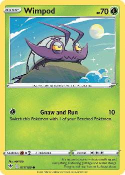 Wimpod Pokémon TCG card art