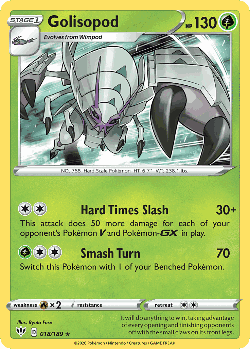 Golisopod Pokémon TCG card art