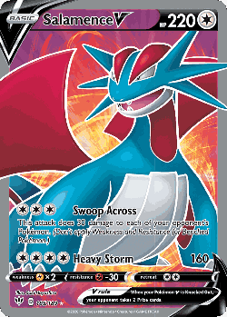 Salamence V 185, Darkness Ablaze