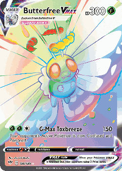 Butterfree VMAX 190, Darkness Ablaze