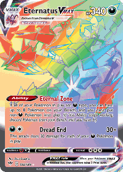Eternatus VMAX 192, Darkness Ablaze