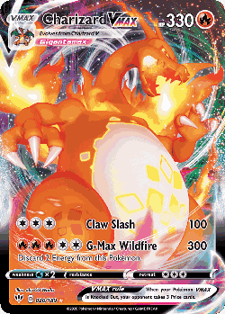 Charizard VMAX Pokémon TCG card art