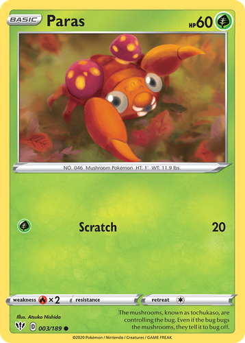 Paras #3 from Darkness Ablaze - Common - Illustrated by Atsuko Nishida