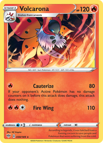 Volcarona 30, Darkness Ablaze