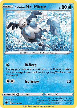 Galarian Mr. Mime 35, Darkness Ablaze