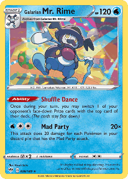 Galarian Mr. Rime 36, Darkness Ablaze