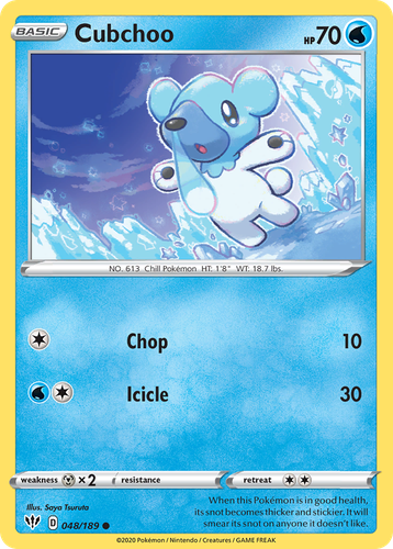 Cubchoo 48, Darkness Ablaze