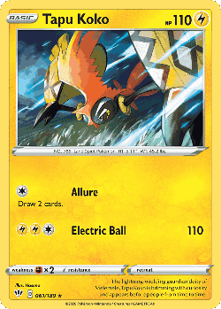 Tapu Koko 61, Darkness Ablaze